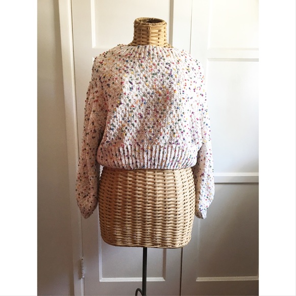 Crme Confetti Sweater | Poshmark